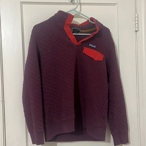 Cozy quilted snap button sweater